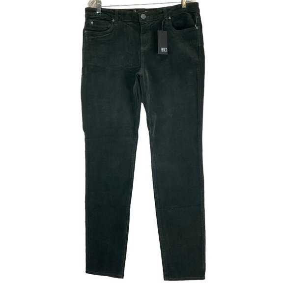 Kut from the Kloth Pants - Kut From the Kloth Jeans Women's Size 14 Green Diana Skinny Mid-Rise Denim Nwt